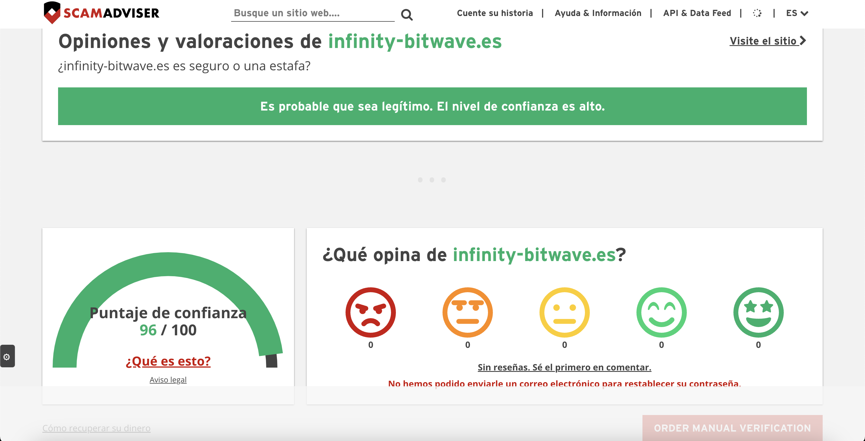 Infinity Bitwave Opiniones: ¿es una estafa o es seguro y fiable?