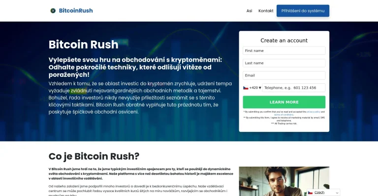 Bitcoin Rush recenze: Je to podvod nebo legitimní platforma?