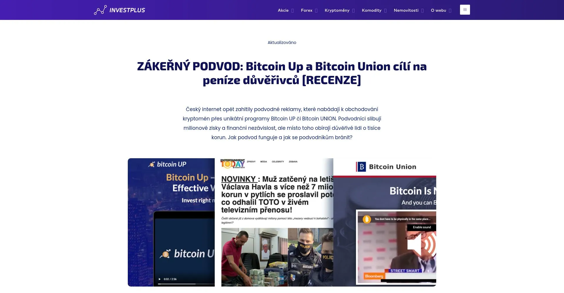 Bitcoin Up recenze: Je to podvod nebo legitimní platforma?