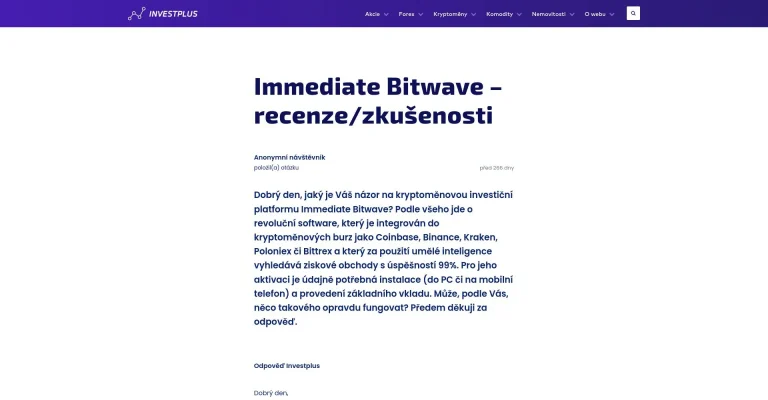 Immediate Bitwave