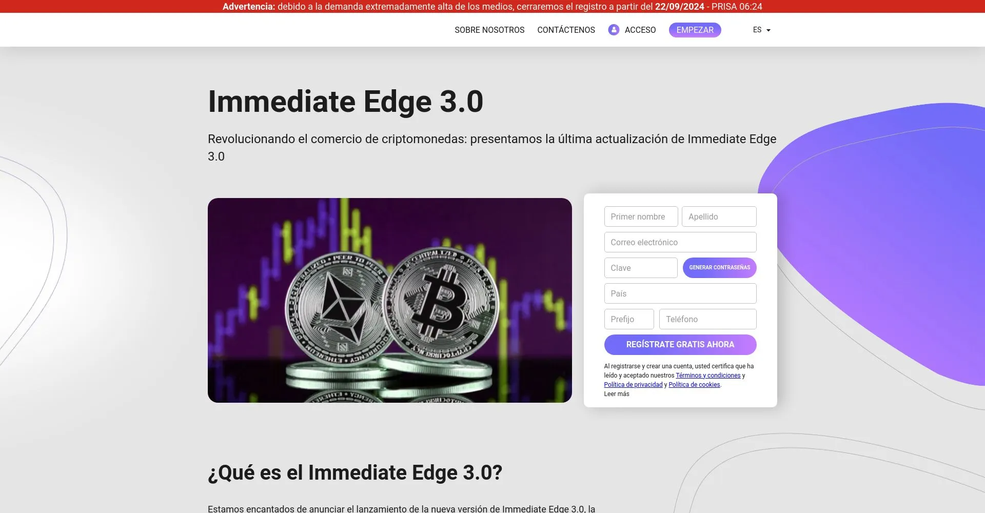 Immediate Edge recenze: Je to podvod nebo legitimní platforma?