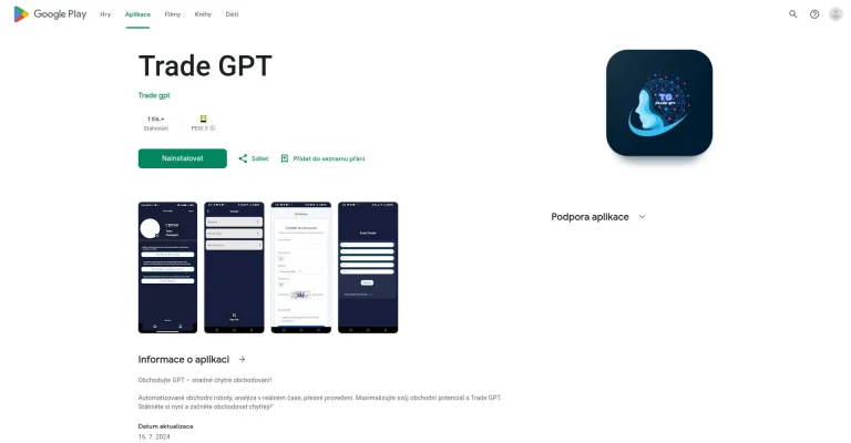 Trade Gpt recenze: Je to podvod nebo legitimní platforma?