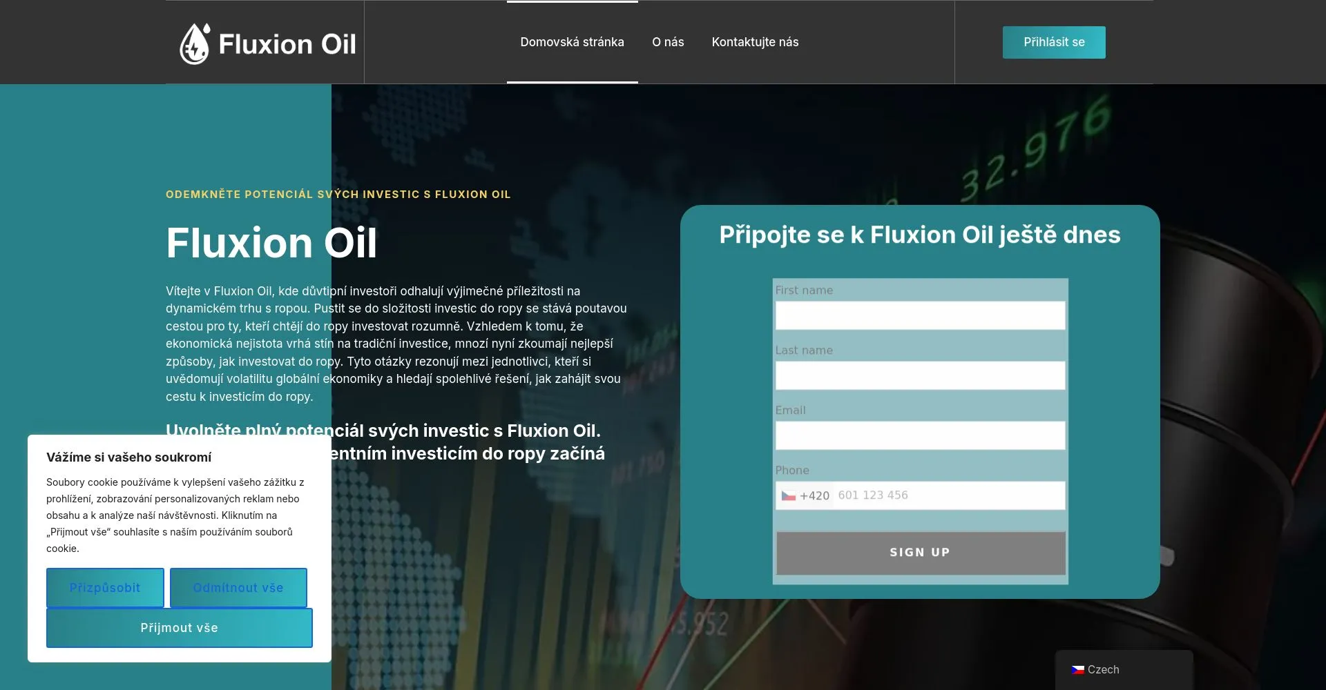 Fluxion Oil recenze: Je to podvod nebo legitimní platforma?