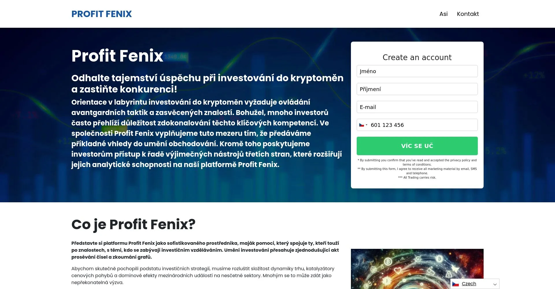 Profit Fenix recenze: Je to podvod nebo legitimní platforma?