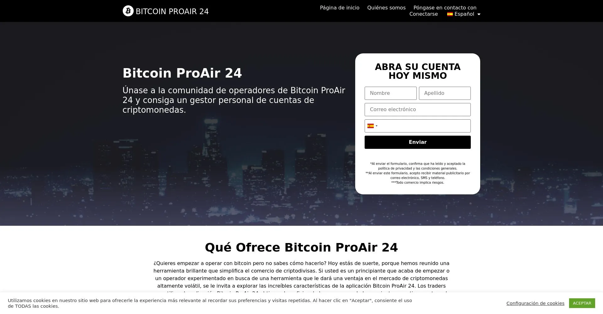 Bitcoin Proair 24  Opiniones: ¿es una estafa o es seguro y fiable?