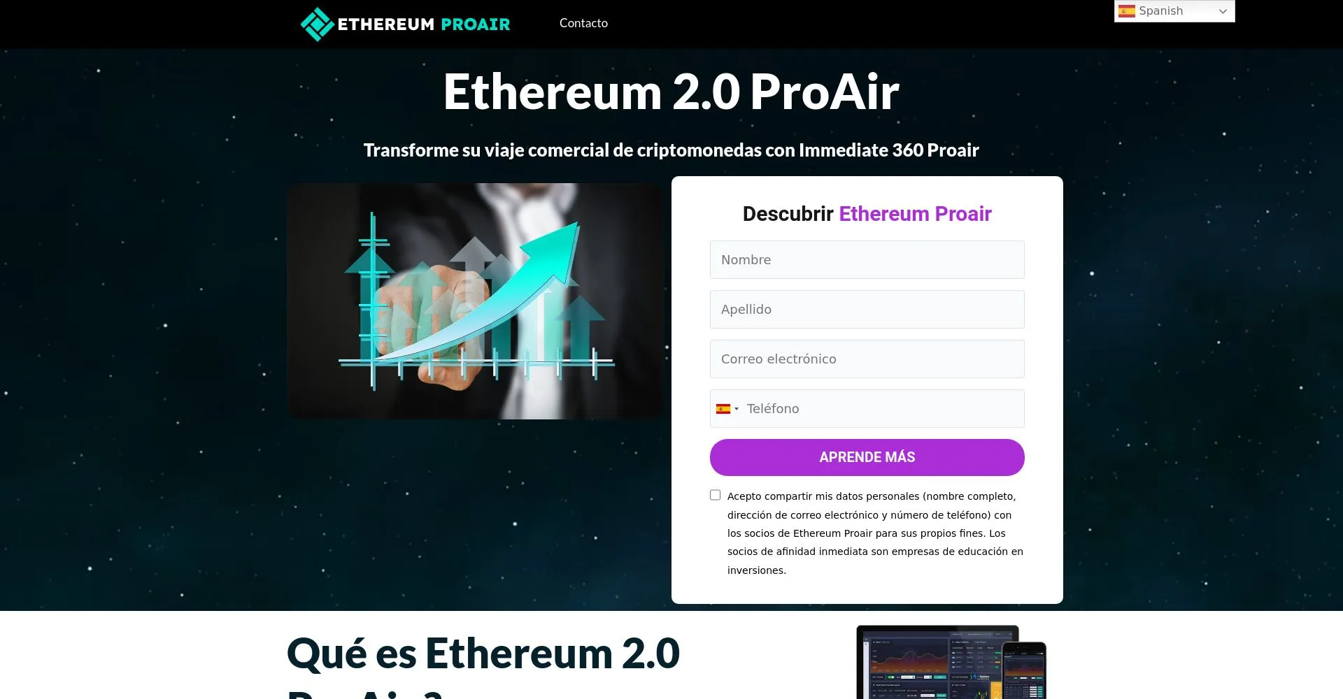 Ethereum 2.0 Proair  Opiniones: ¿es una estafa o es seguro y fiable?