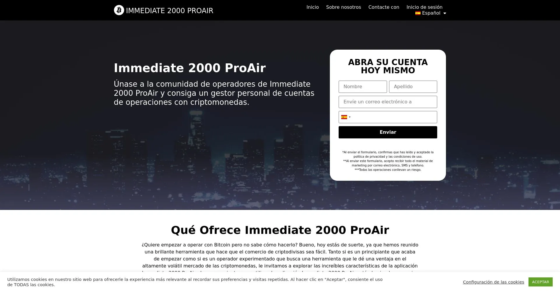 Immediate 2000 Proair Opiniones: ¿es una estafa o es seguro y fiable?