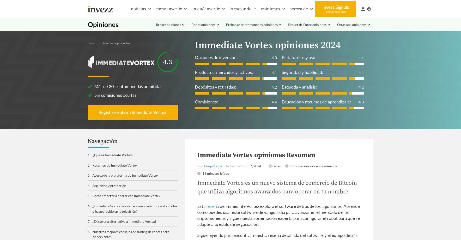 Immediate Vortex Opiniones: ¿es una estafa o es seguro y fiable?