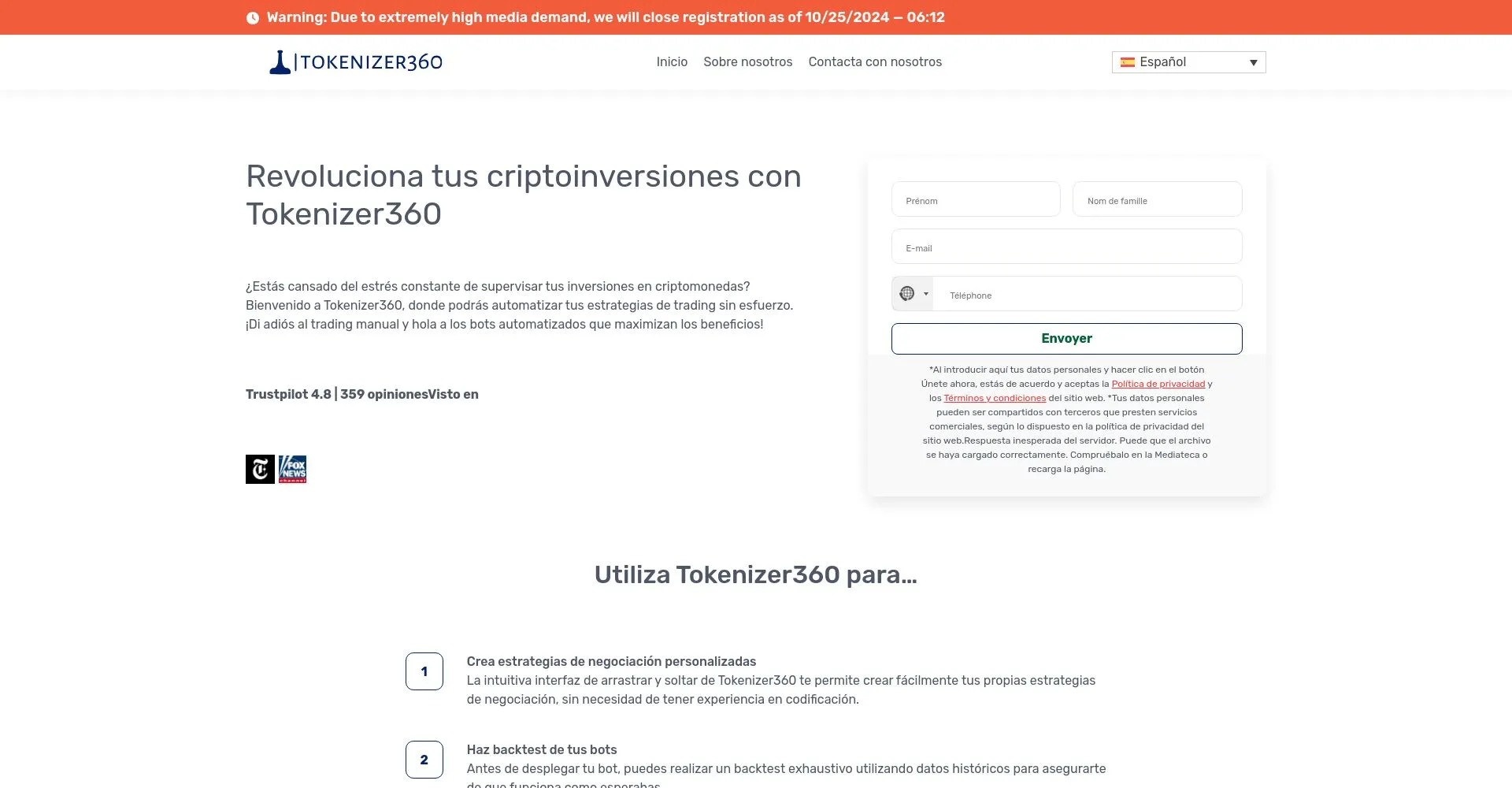 Tokenizer360 Opiniones: ¿es una estafa o es seguro y fiable?