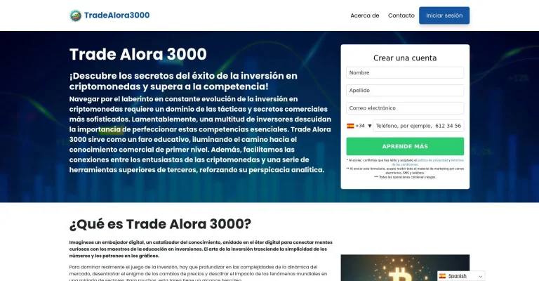 Trade 3000 Alora Opiniones: ¿es una estafa o es seguro y fiable?