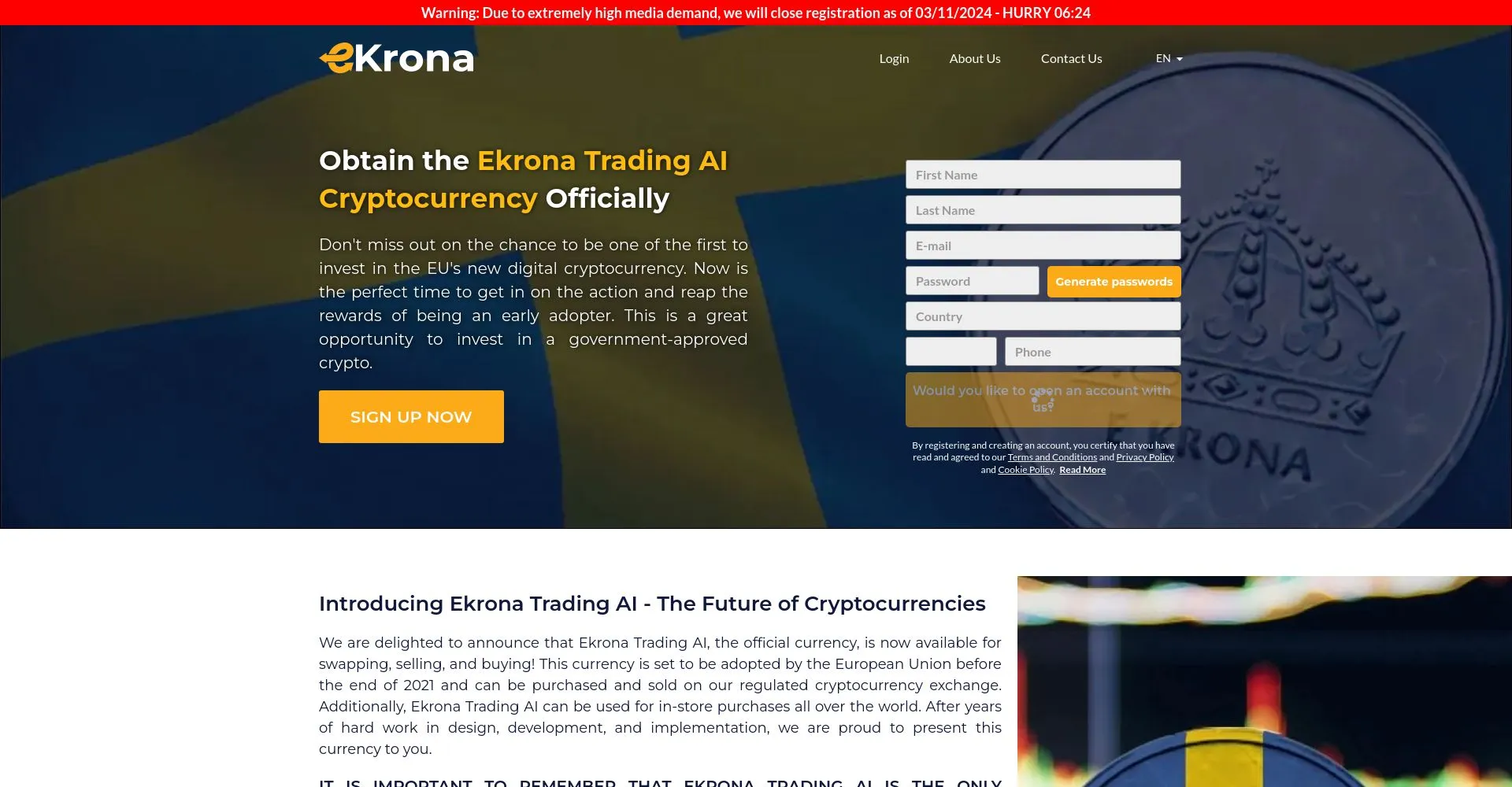 Ekrona Trading Ai Opiniones: ¿es una estafa o es seguro y fiable?