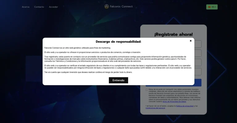 Falconix Connect Opiniones: ¿es una estafa o es seguro y fiable?