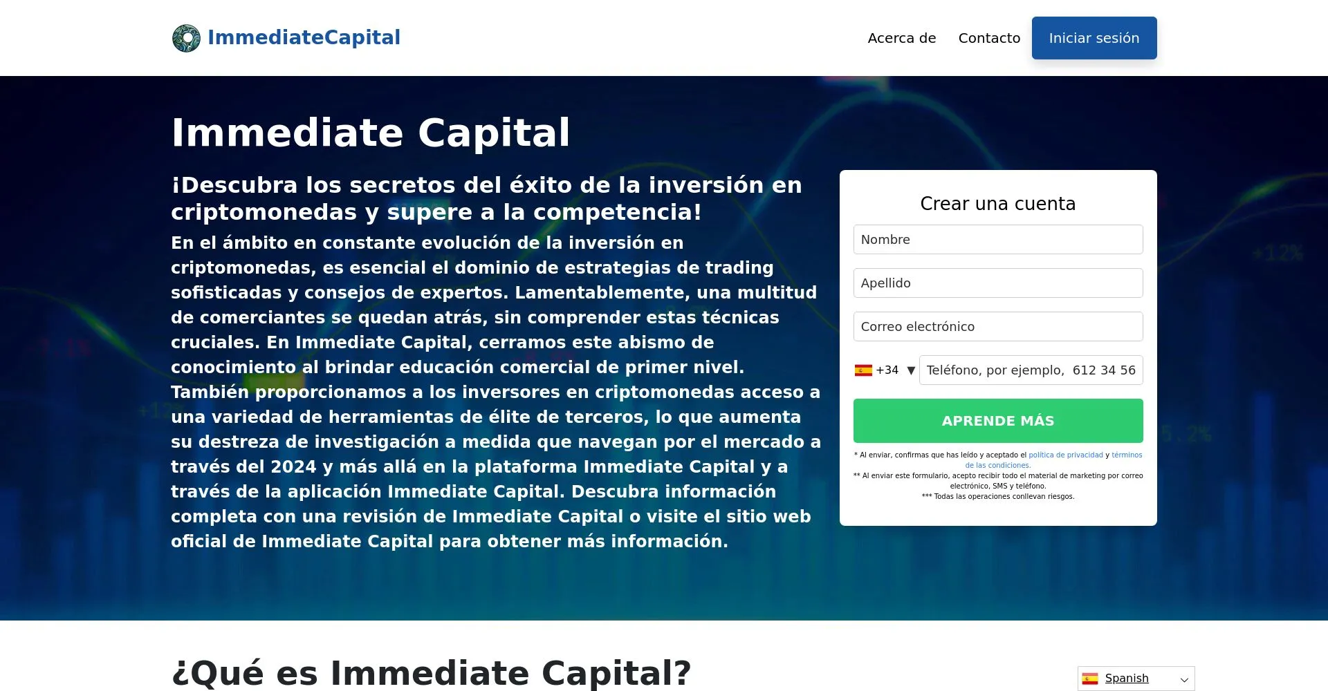 Immediate Capital Opiniones: ¿es una estafa o es seguro y fiable?