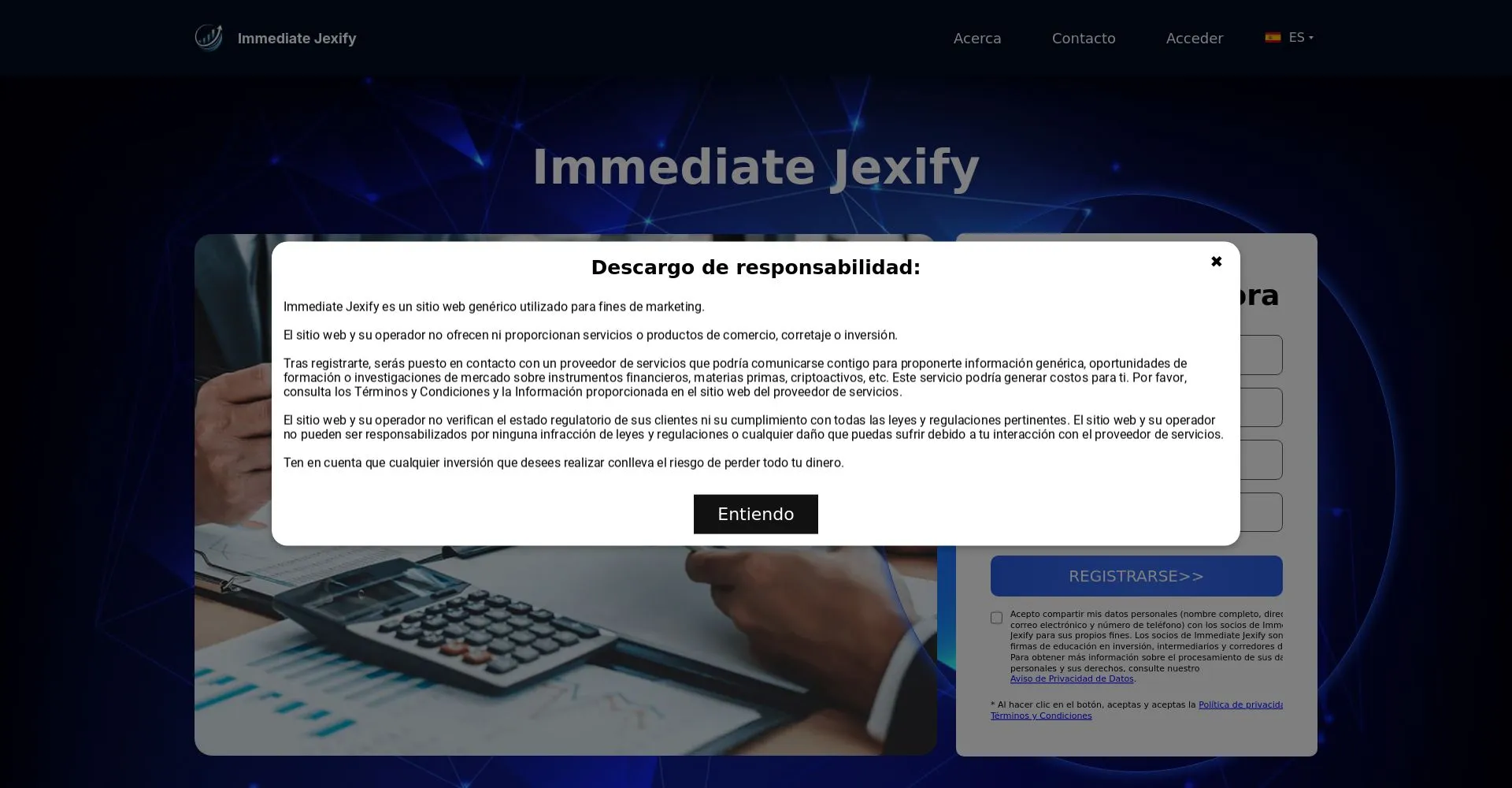 Immediate Jexify Opiniones: ¿es una estafa o es seguro y fiable?