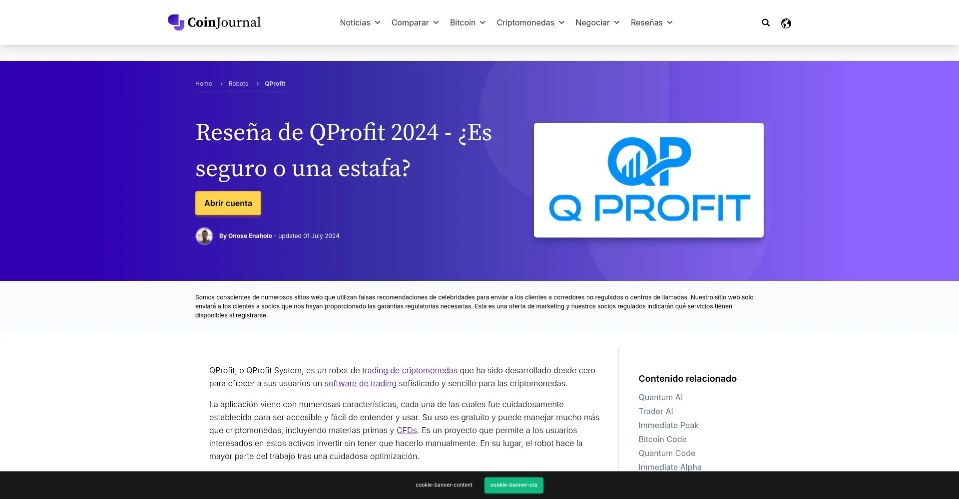 Qprofit System Recensioni: è una truffa o è legale?