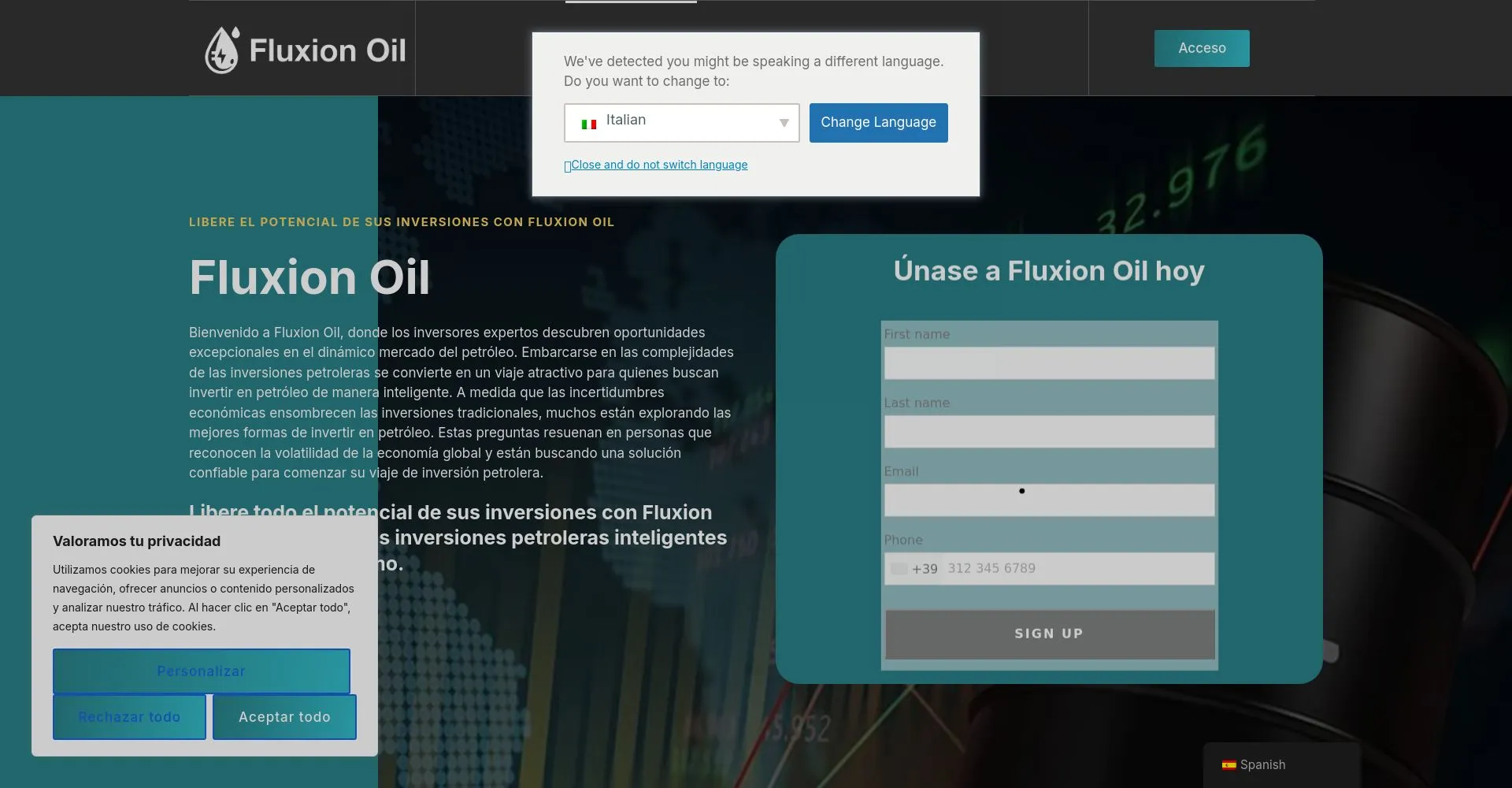 Fluxion Oil Recensioni: è una truffa o è legale?